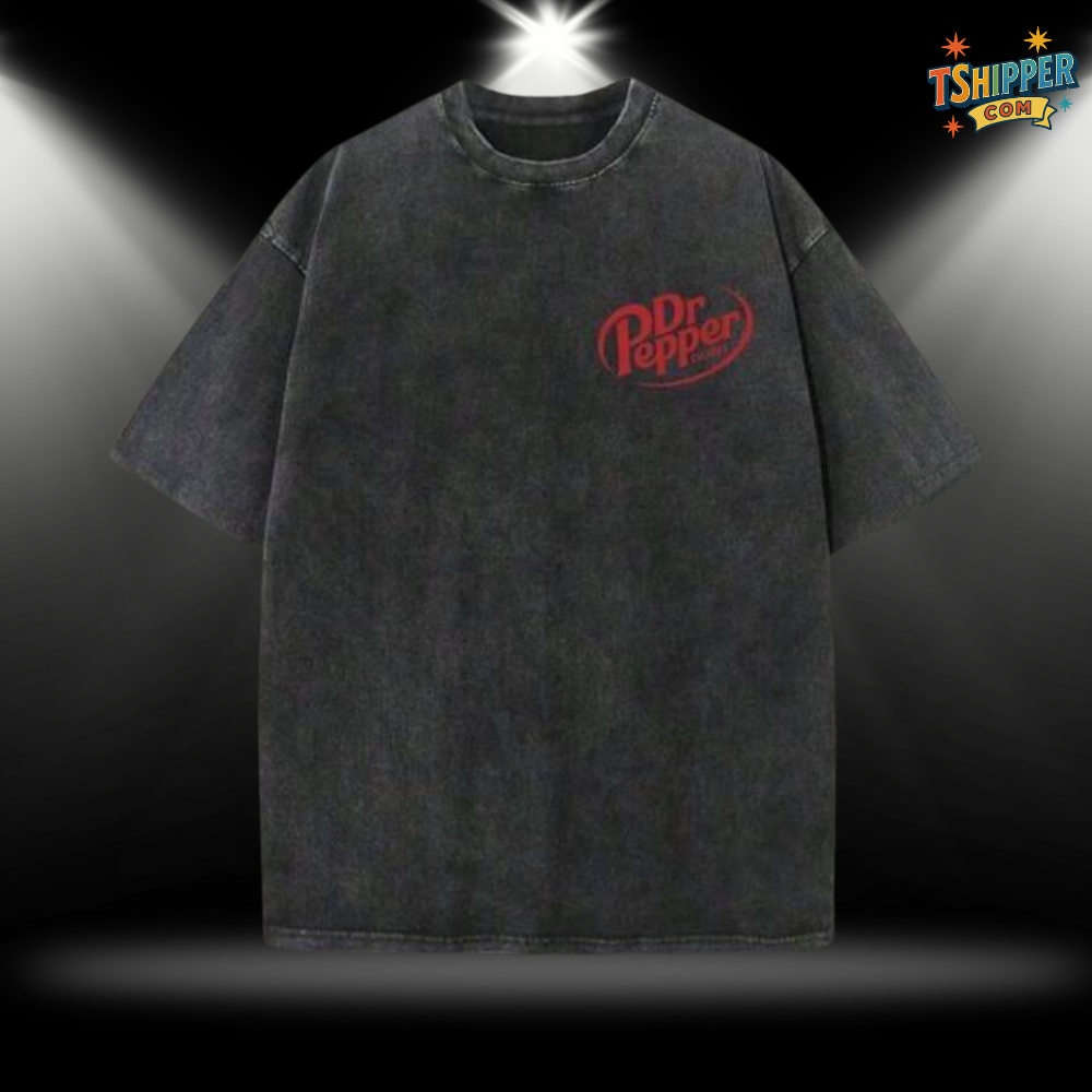 Scream-Inducing Dr. Pepper Ghost Face Halloween T-Shirt