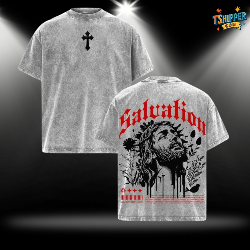 Salvation Vintage Washed Oversized T-Shirt