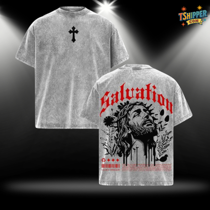 Salvation Vintage Washed Oversized T-Shirt