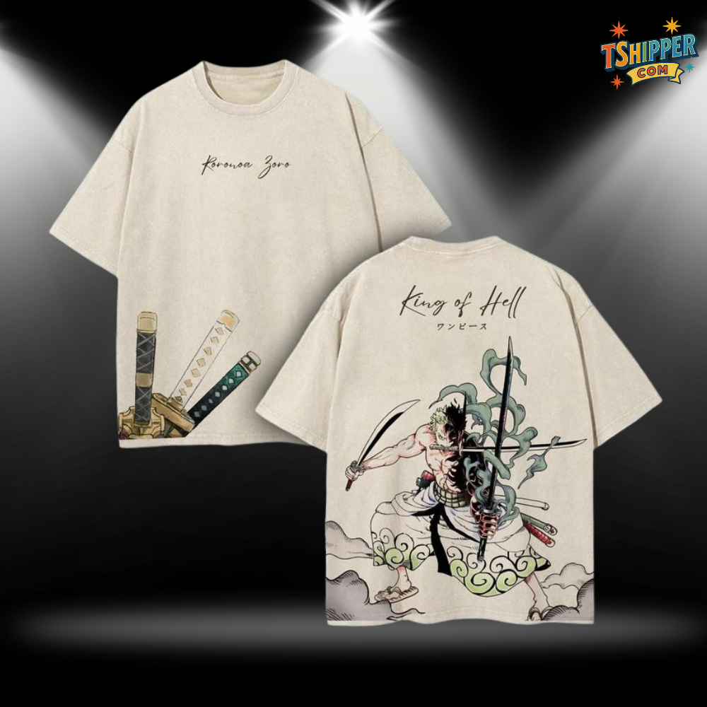 Zoro x One Piece Vintage Washed T-Shirt