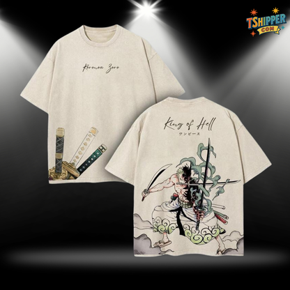 Zoro x One Piece Vintage Washed T-Shirt