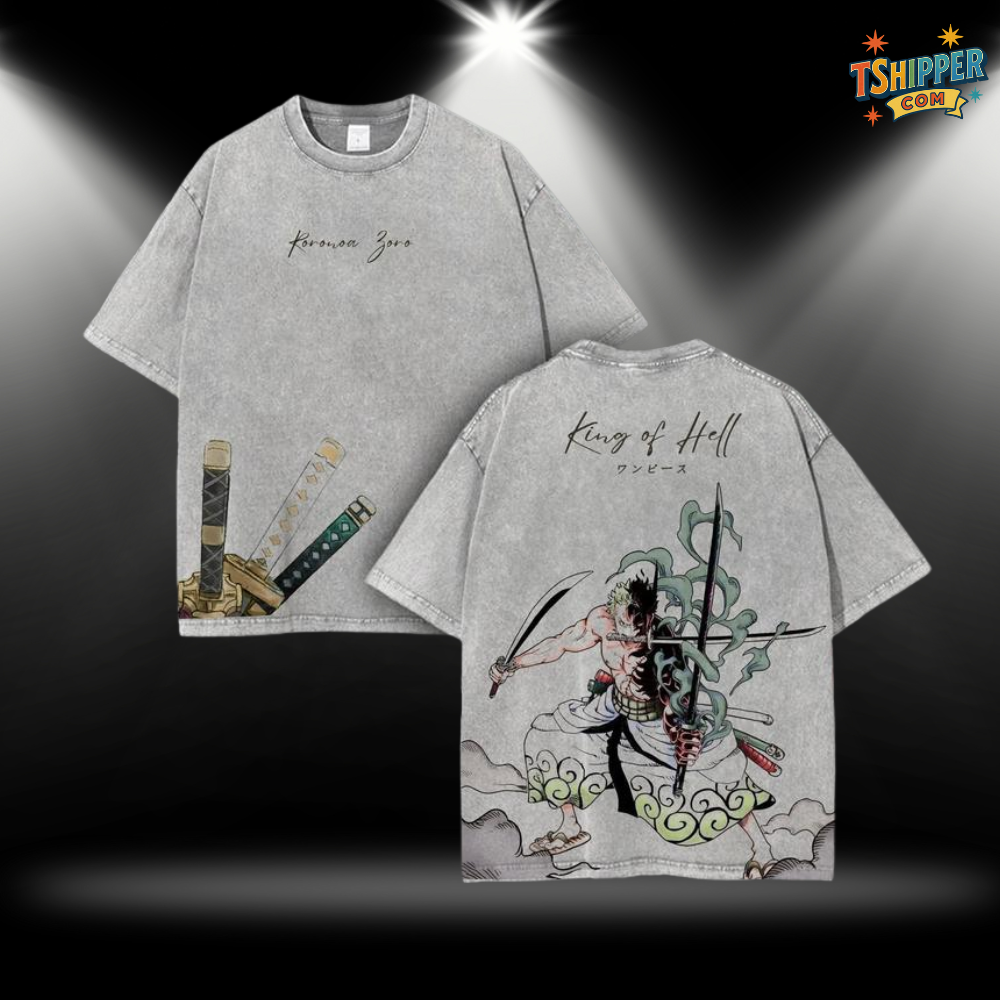 Zoro x One Piece Vintage Washed T-Shirt