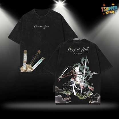 Zoro x One Piece Vintage Washed T-Shirt