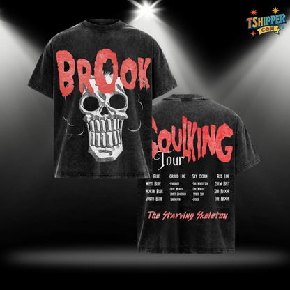 Brook “Soul King Tour” One Piece Vintage Washed T-Shirt