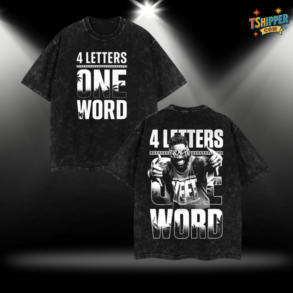 Jey Uso “Four Letters One Word” Retro Vintage T-Shirt