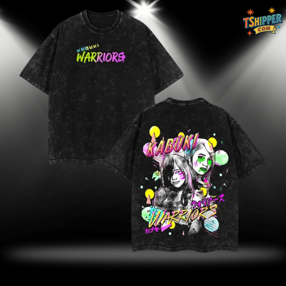 Kabuki Warriors Retro Vintage T-Shirt