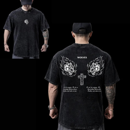 Darc Sport Wolves Gym Washed Tee