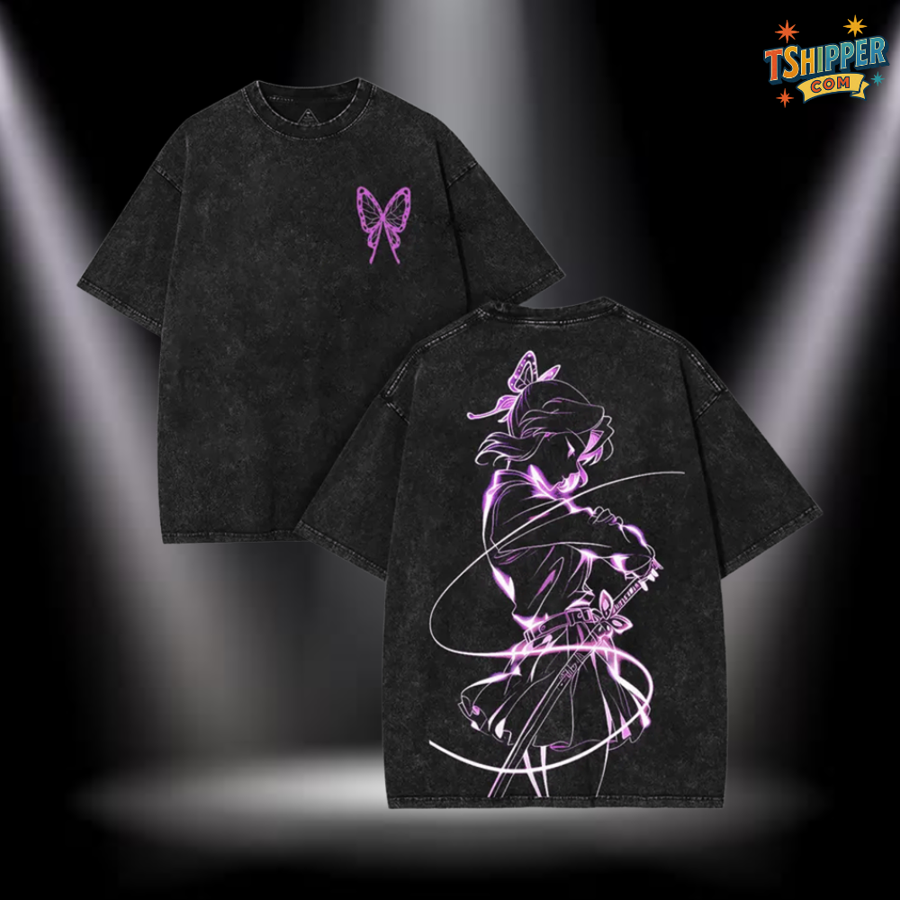 Shinobu Kocho Vintage Washed Oversized Tee