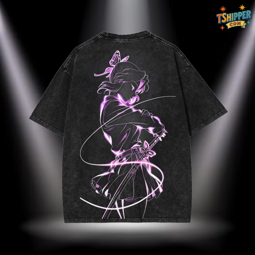 Shinobu Kocho Vintage Washed Oversized Tee