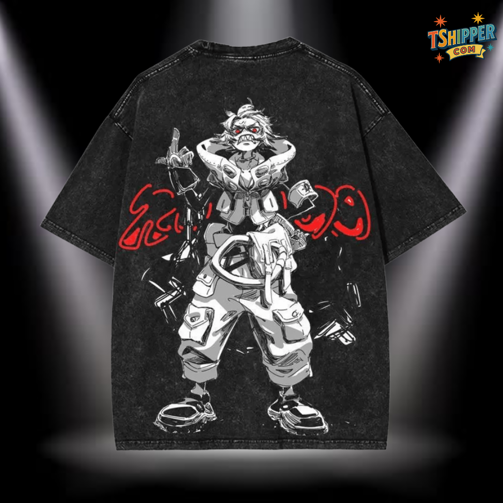 Gachiakuta Ruined City Vintage Washed Oversized Tee