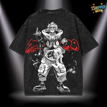 Gachiakuta Ruined City Vintage Washed Oversized Tee