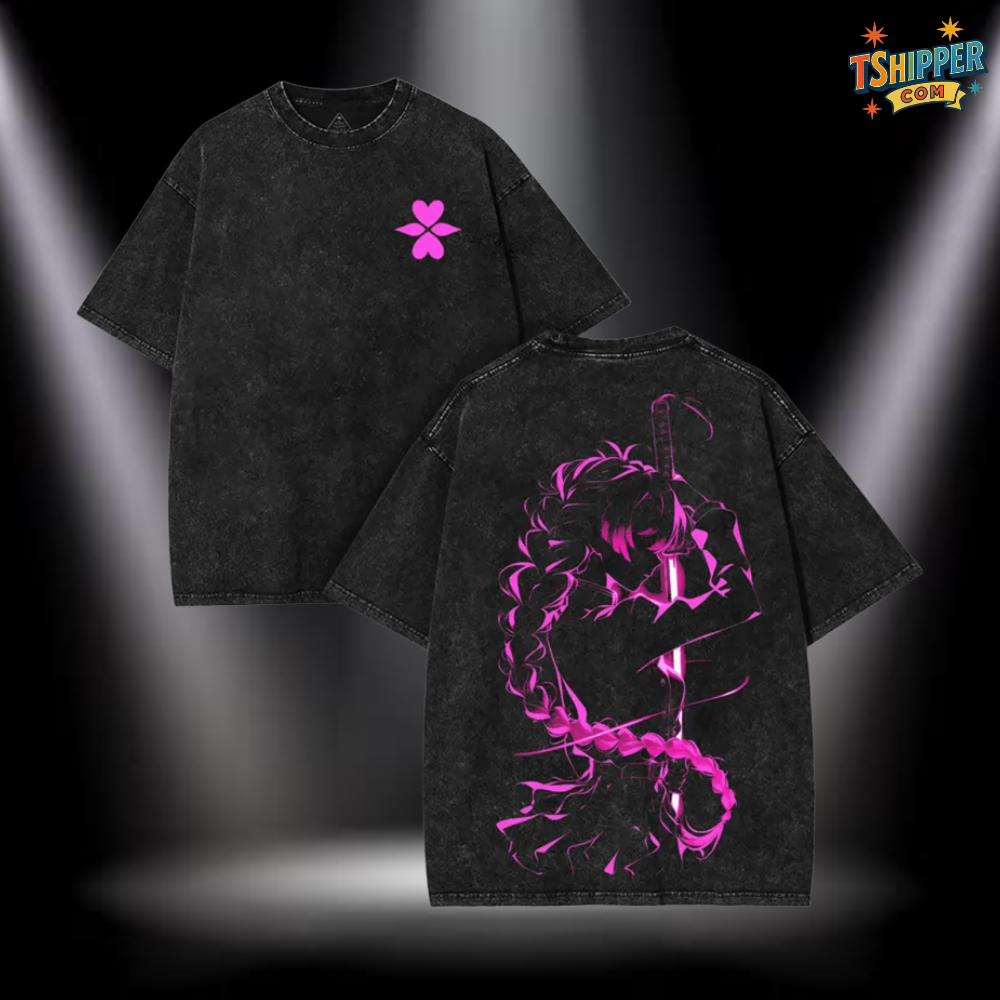 Mitsuri Kanroji Love Hashira Washed Cotton Tee