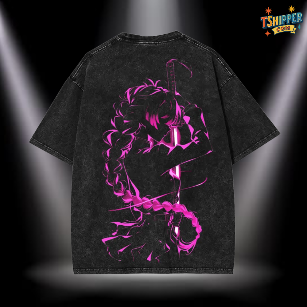 Mitsuri Kanroji Love Hashira Washed Cotton Tee