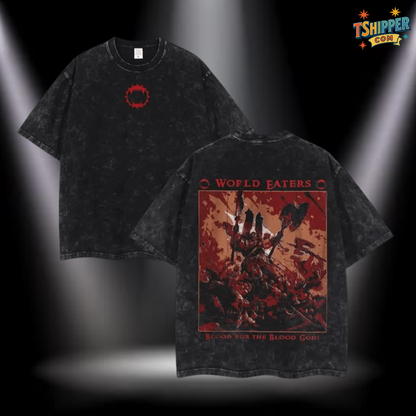 Warhammer 40K Death Metal Vintage Washed Oversized Tee