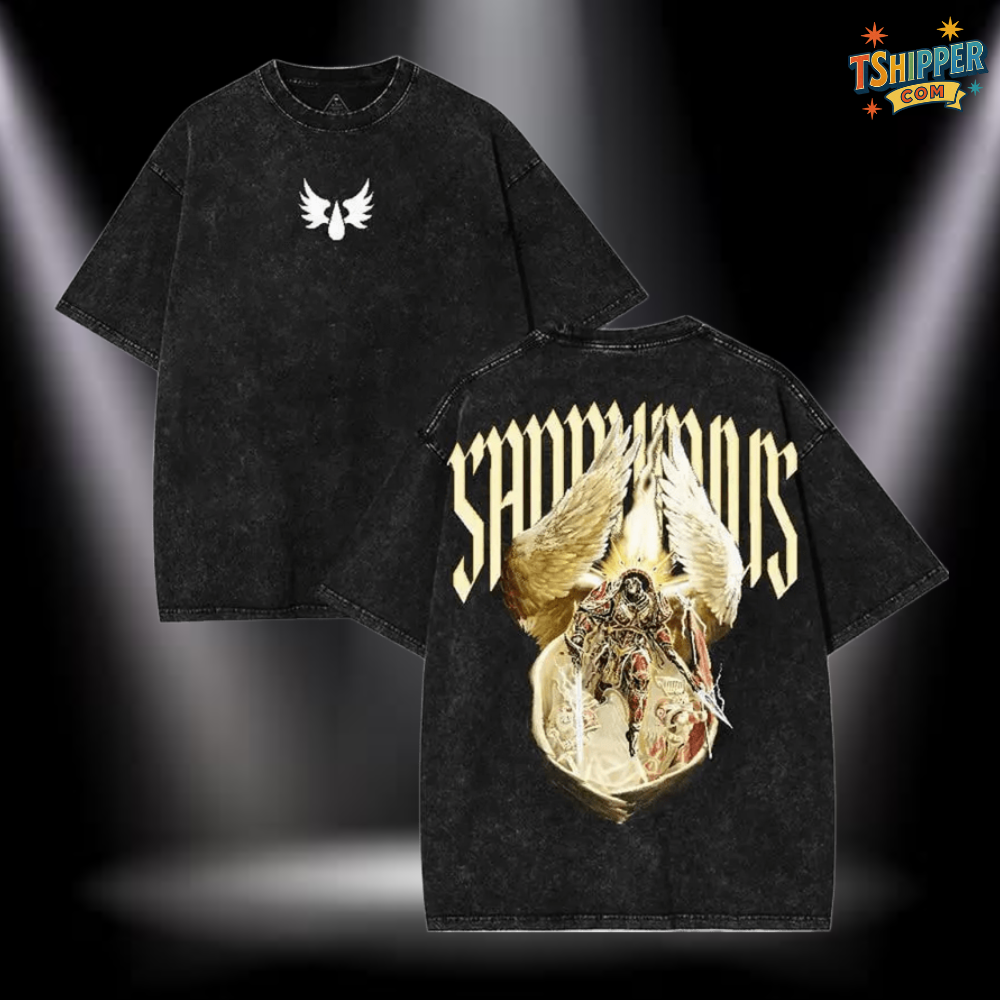Sanguinius Blood Angels Vintage Washed Tee