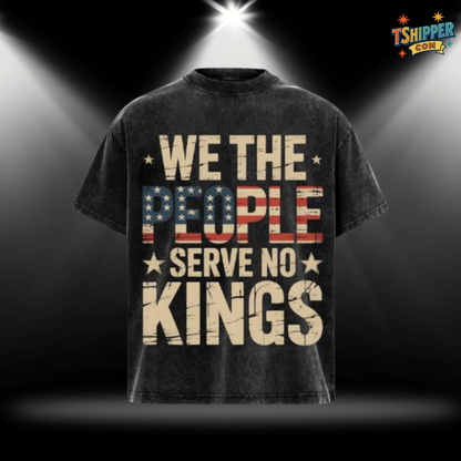 No Kings Since 1776 Oversized Vintage Tee