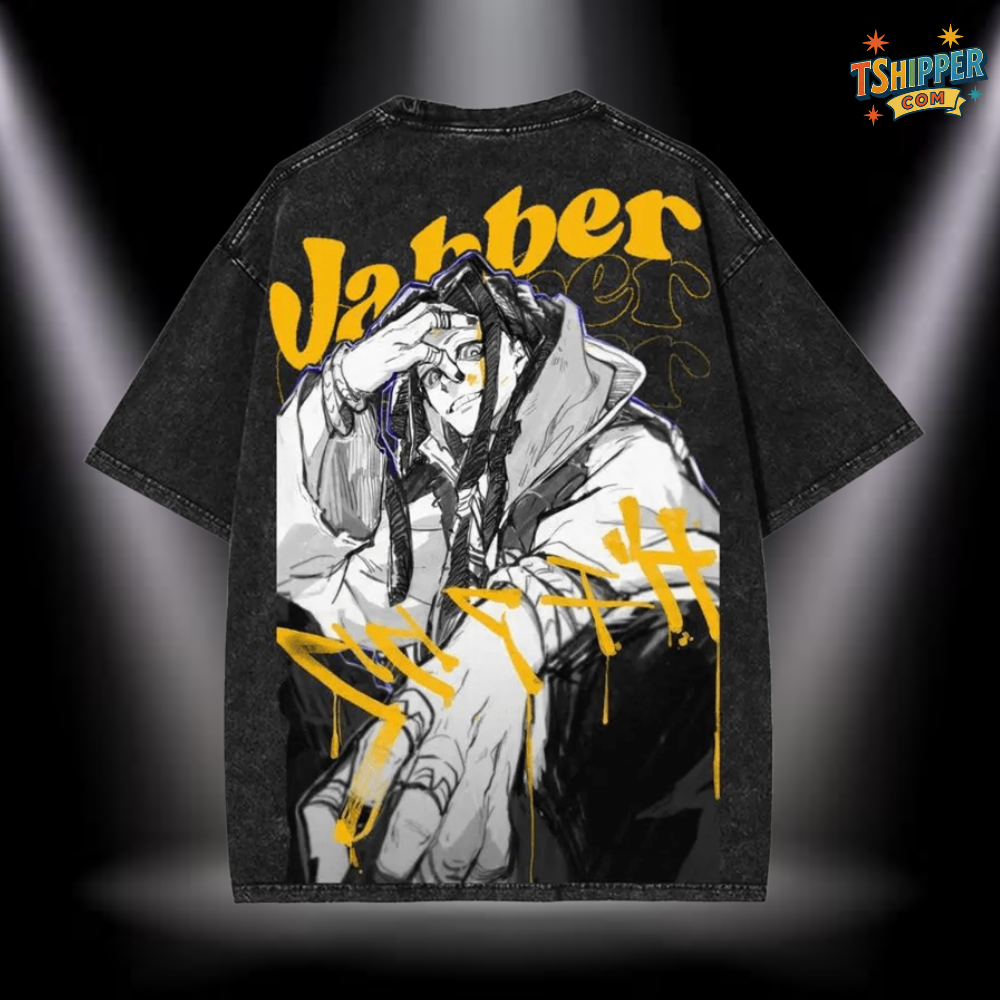Jabber Gachiakuta Vintage Washed Oversized Tee