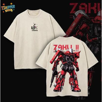 Zaku II Mobile Suit Vintage Washed Tee
