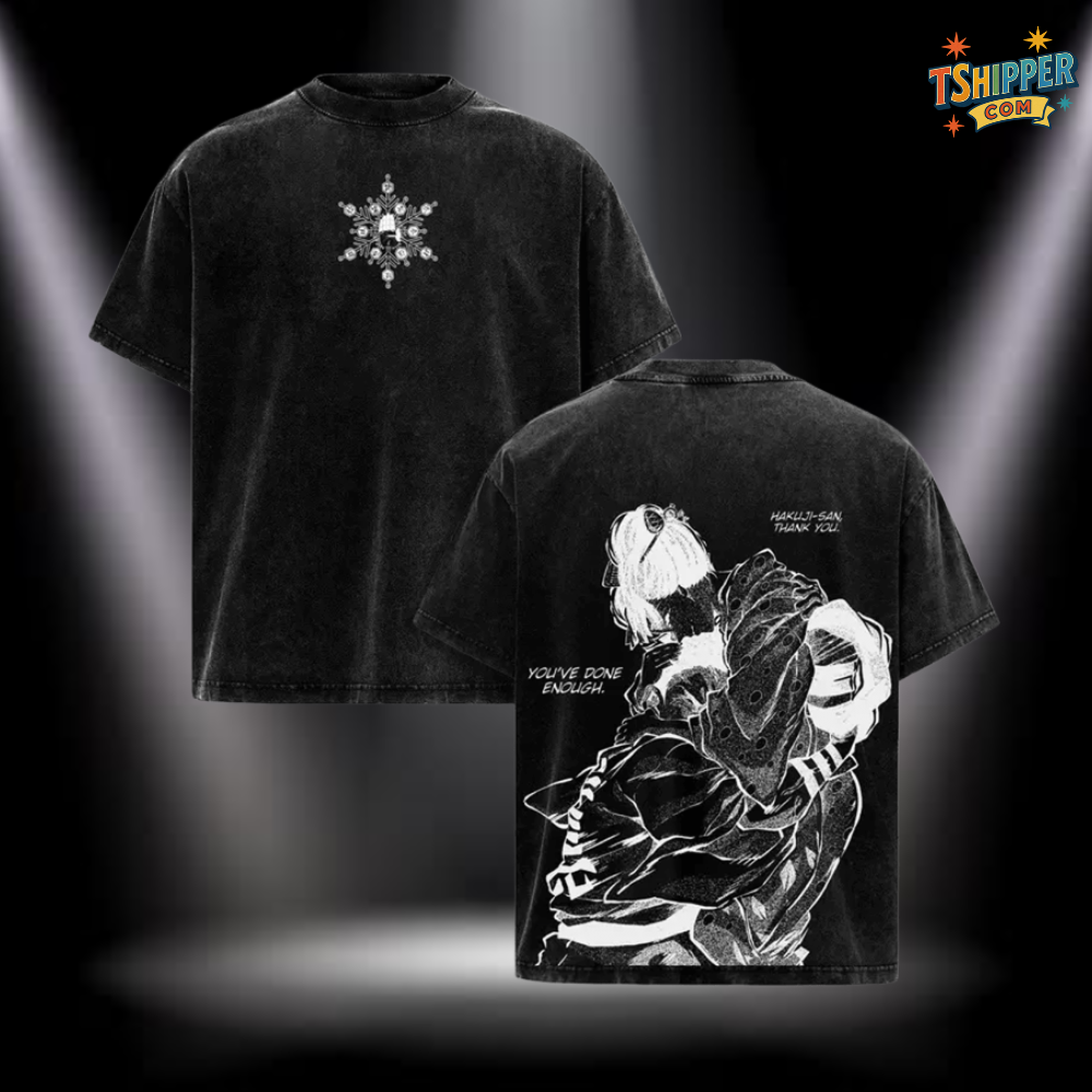 Akaza vs Koyuki Vintage Washed Oversized Tee