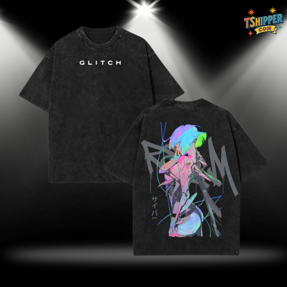 Lucy x Cyberpunk Edgerunners Vintage Washed Tee