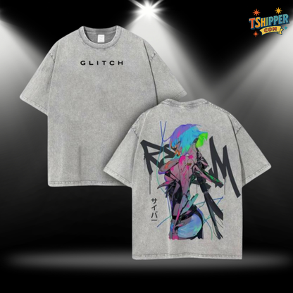 Lucy x Cyberpunk Edgerunners Vintage Washed Tee