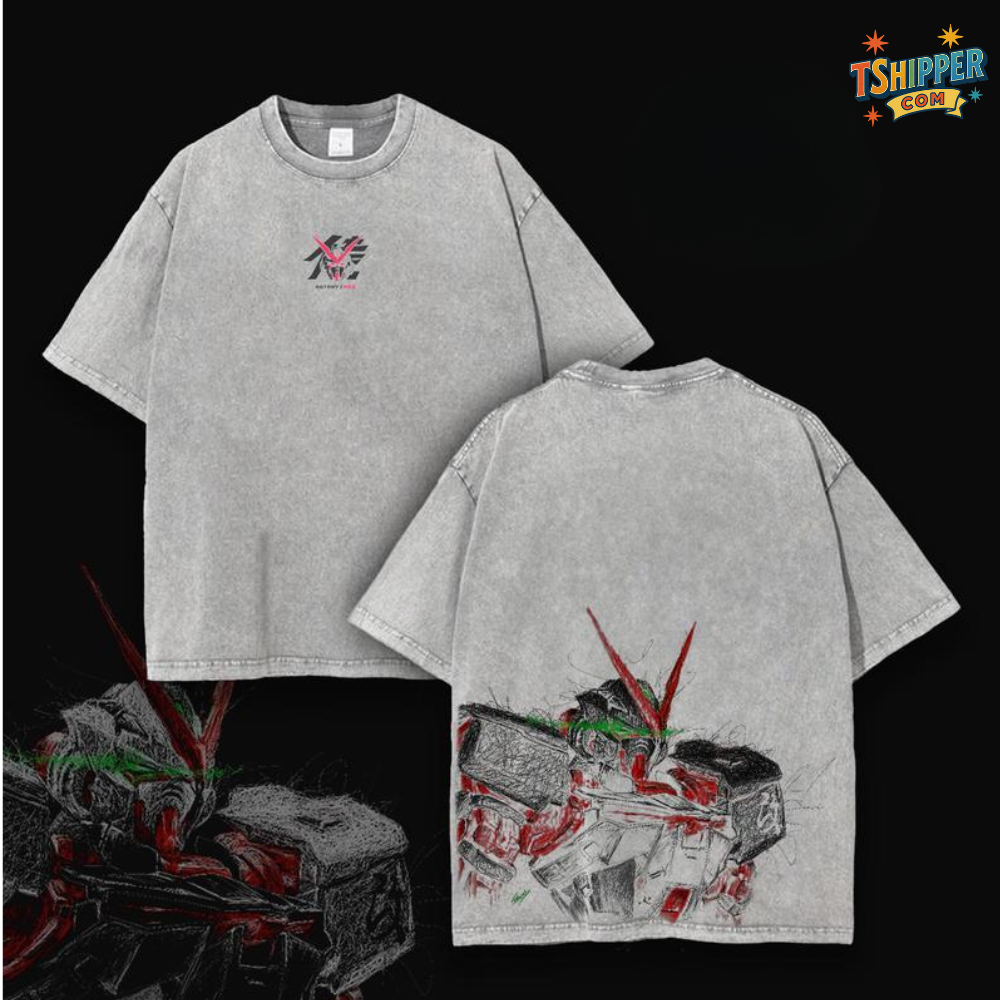 Gundam Astray Red Frame Vintage Washed Tee