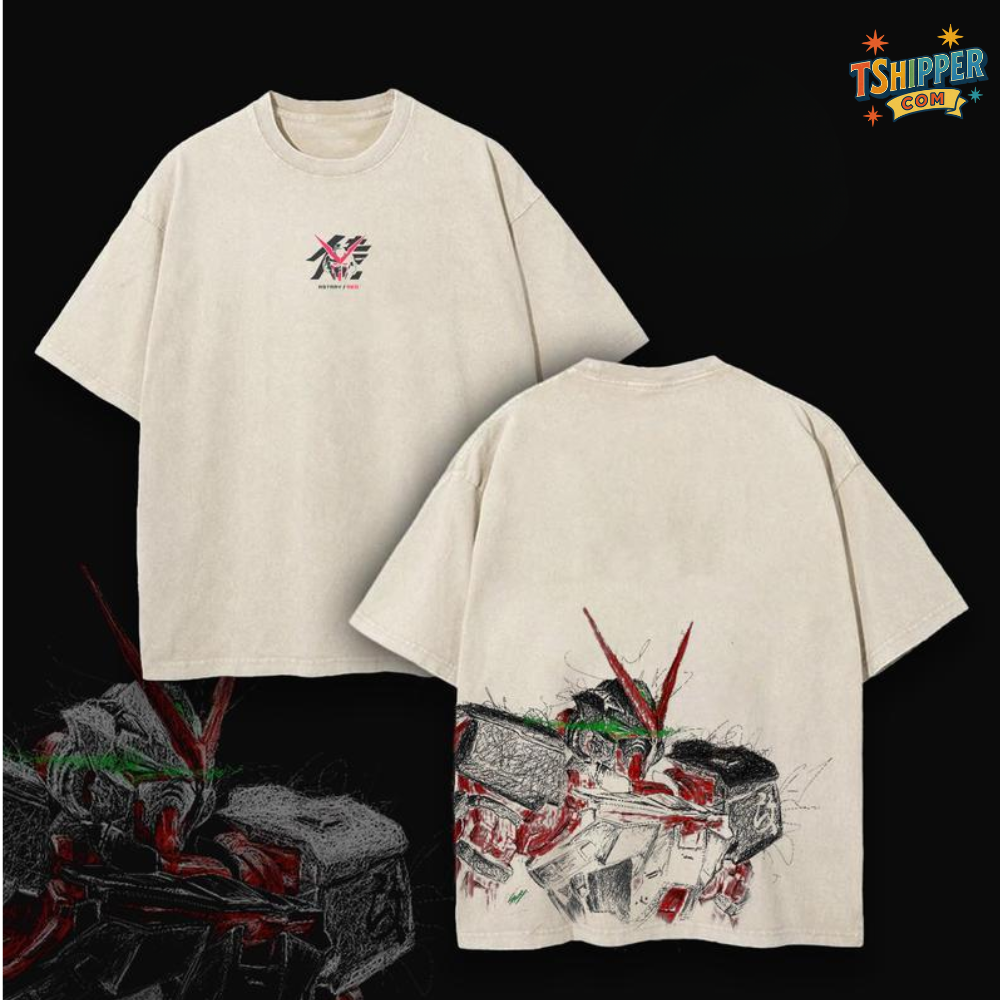 Gundam Astray Red Frame Vintage Washed Tee