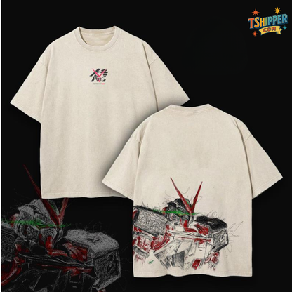 Gundam Astray Red Frame Vintage Washed Tee