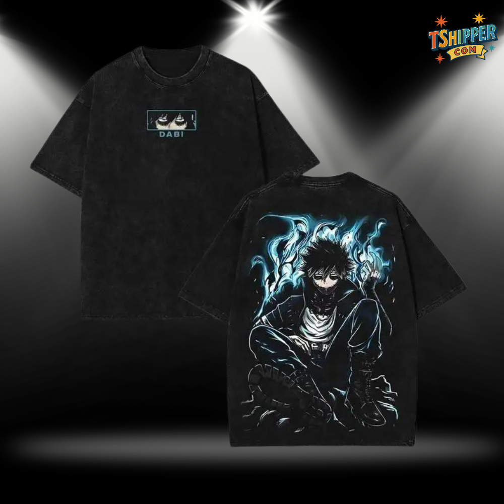 Dabi My Hero Academia Vintage Graphic Tee
