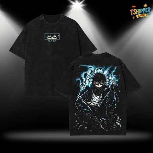 Dabi My Hero Academia Vintage Graphic Tee
