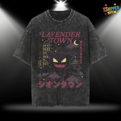 Gengar Lavender Town Vintage Washed Tee