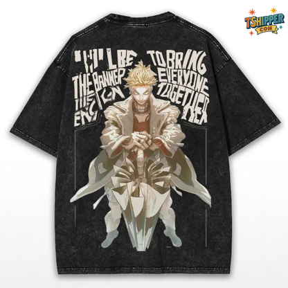 Enjin Gachiakuta Retro Washed Oversized Tee