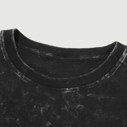 Toji Anime Acid Washed Cotton T-Shirt Premium Fit Must Have for Anime Fans 100% Premium Cotton 230gsm Comfortable Soft Feel and Durability Classic Look with Modern Twist Sizes S-5XL Menswear Seamless Alguien Aqui Ojo Chamba Design